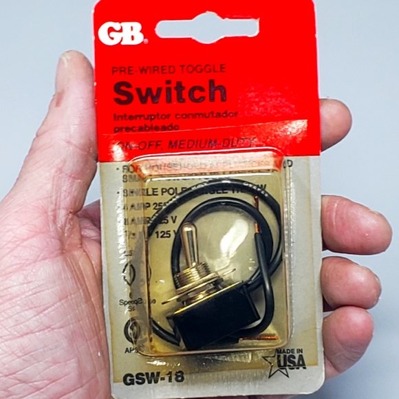 Gardner Bender GSW-18 Pre-Wired Toggle Switch - Picture 1 of 8